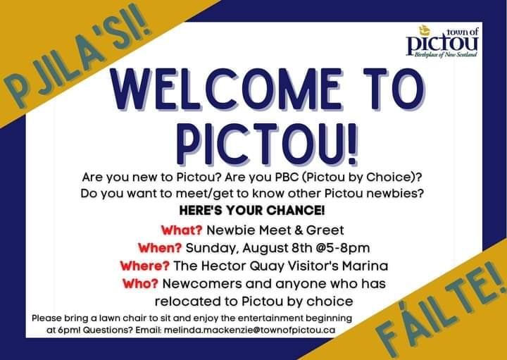 newcomers to Pictou meet and greet